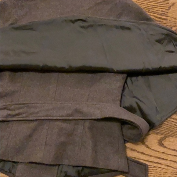 Cashmere Belted Double Breasted Cape Coat, Blazer Size XS - Picture 8 of 11